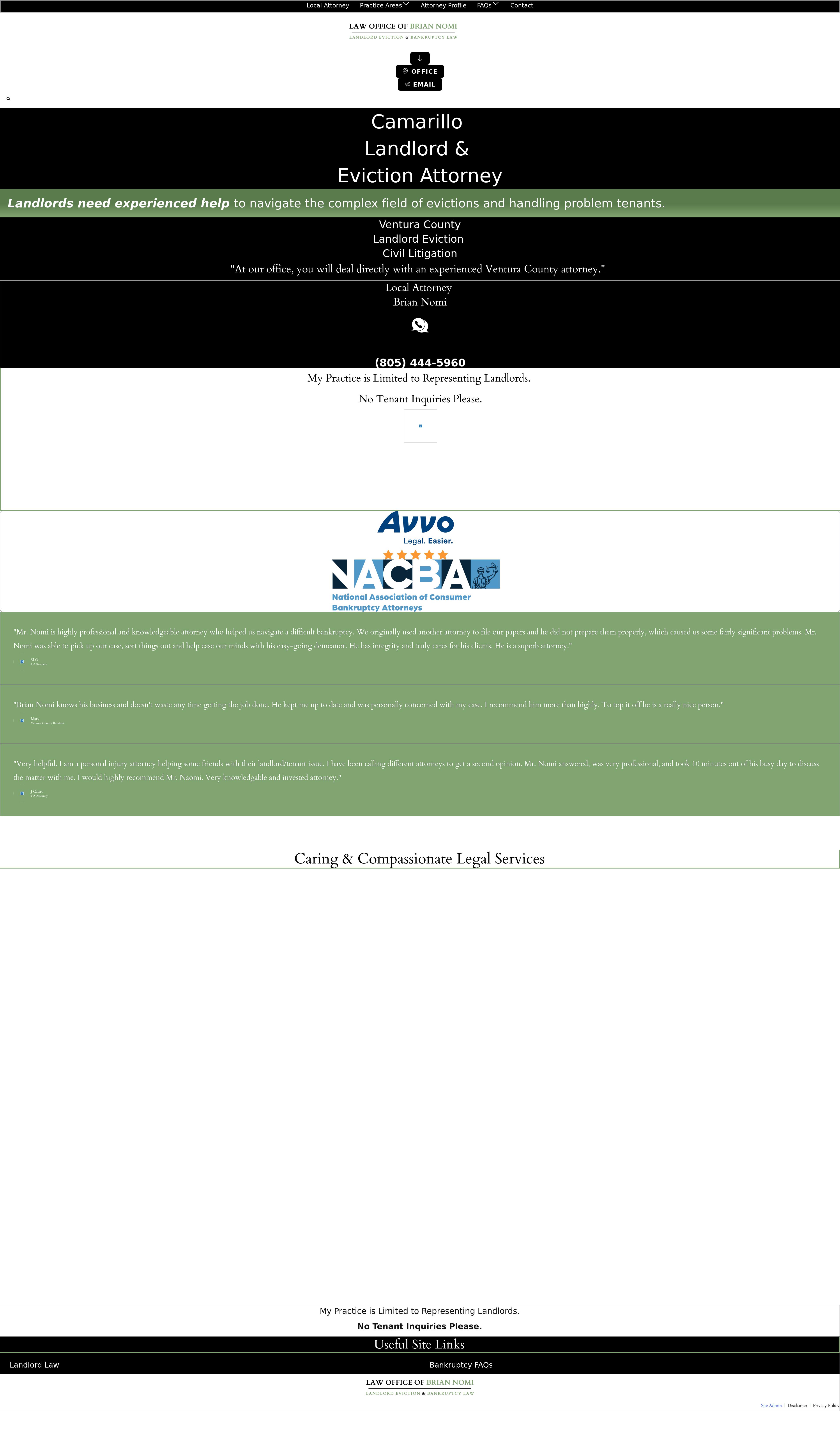 The Law Office of Brian Nomi - Camarillo CA Lawyers