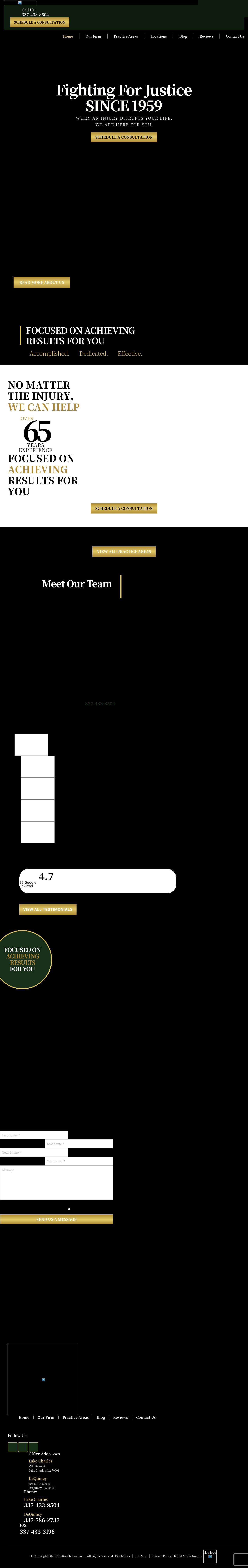 The Roach Law Firm - Lake Charles LA Lawyers