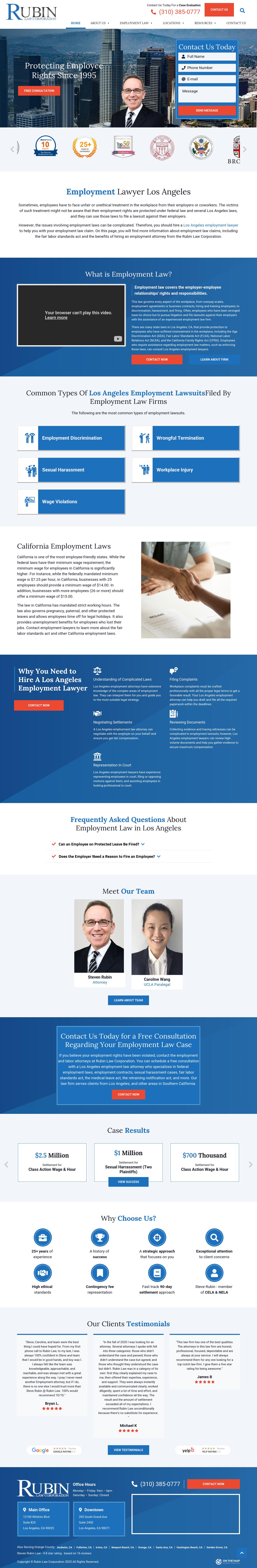 The Rubin Law Corporation - Los Angeles CA Lawyers