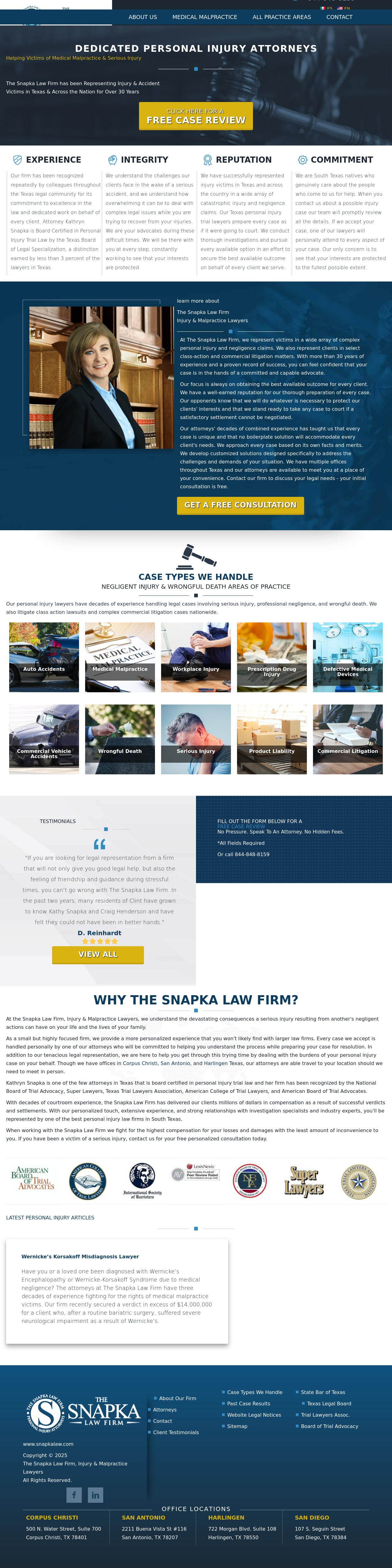 The Snapka Law Firm - San Diego TX Lawyers