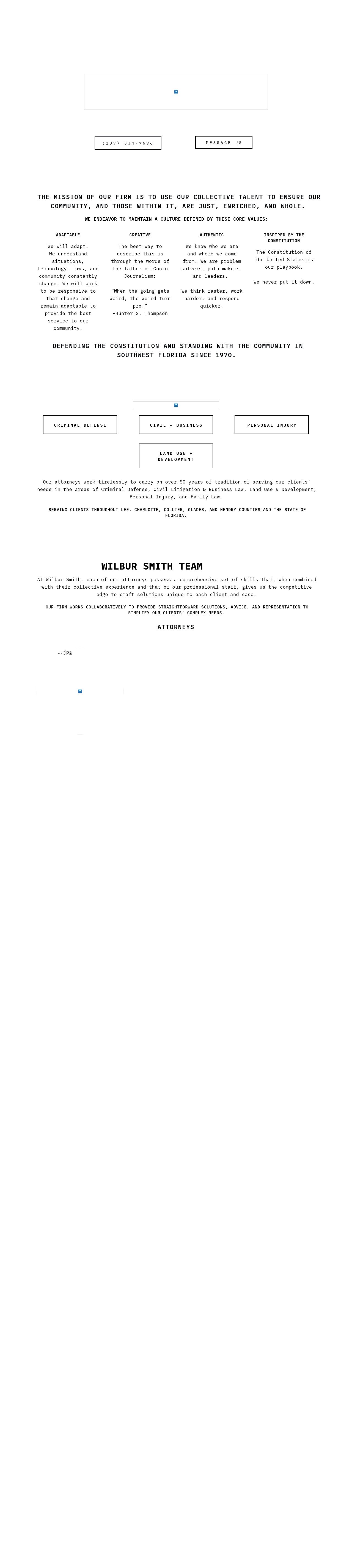 The Wilbur Smith Law Firm - Fort Myers FL Lawyers