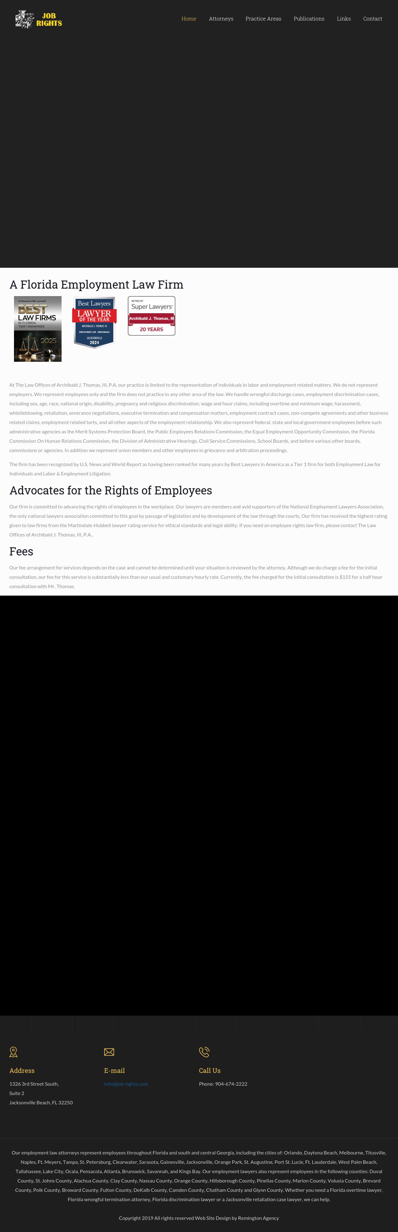 Thomas, Archibald J III - Jacksonville FL Lawyers