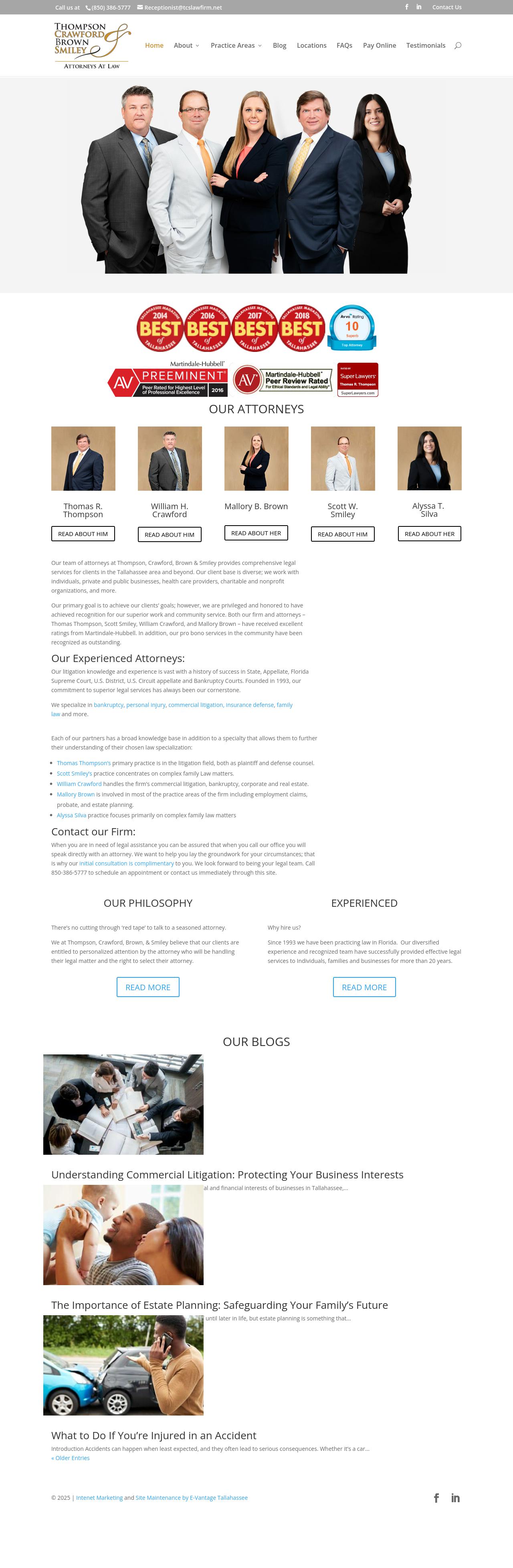 Thompson Crawford & Smiley PA - Tallahassee FL Lawyers