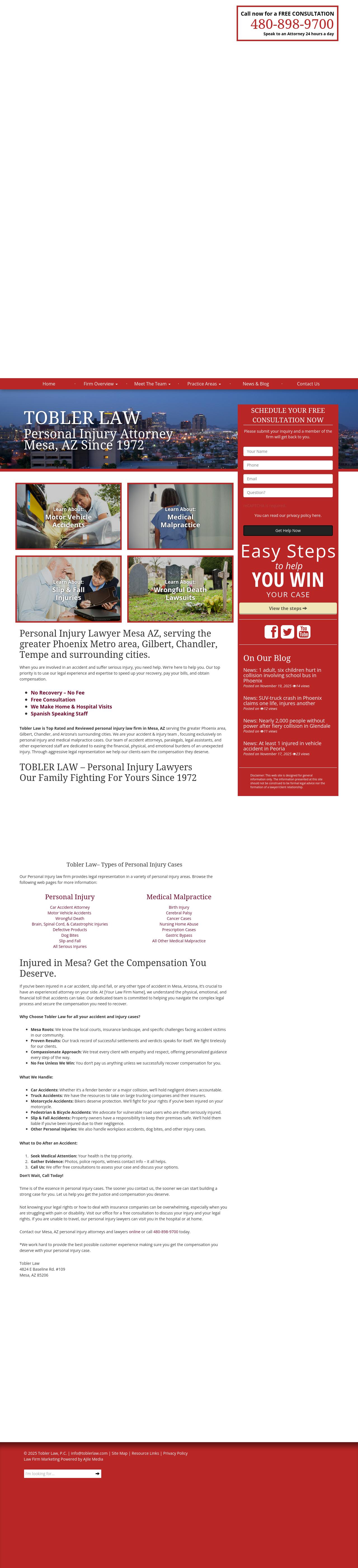 Tobler Law - Mesa AZ Lawyers