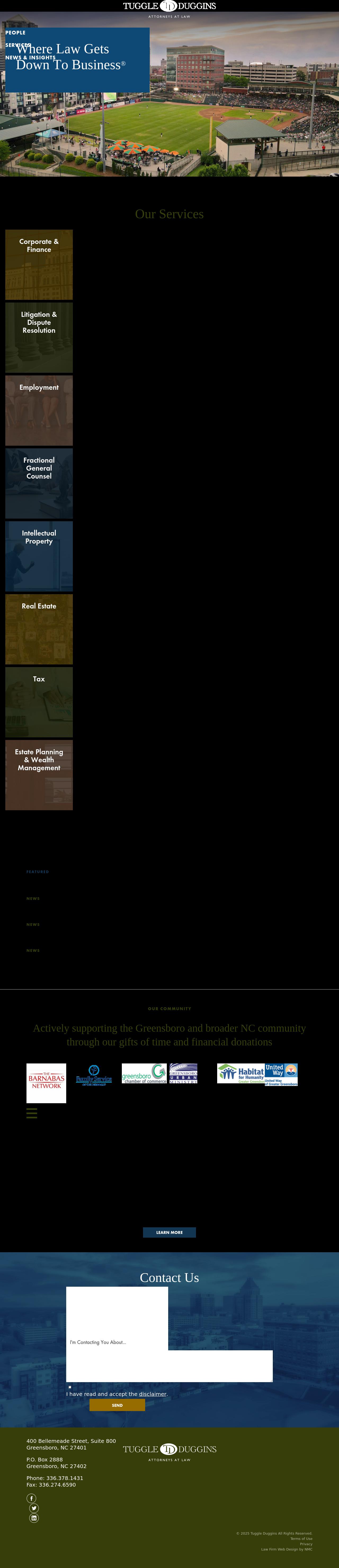 Tuggle & Duggins - Greensboro NC Lawyers