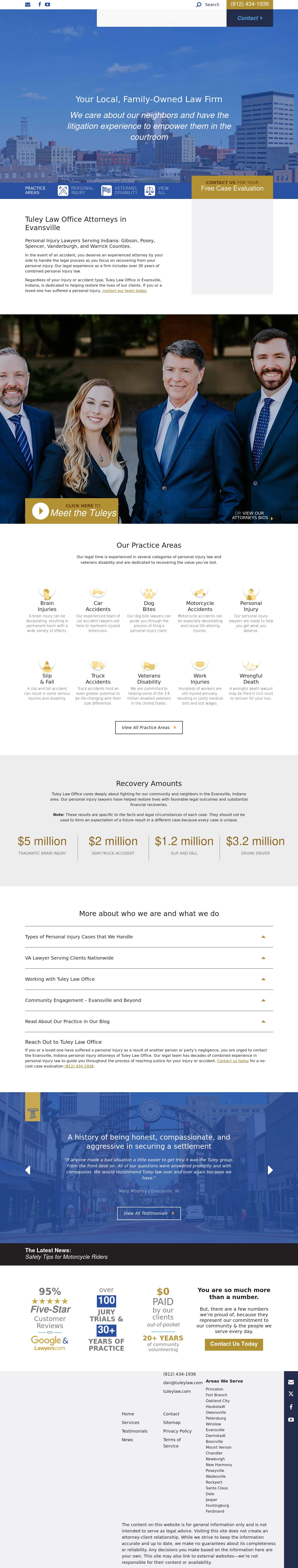 Tuley Daniel J - Evansville IN Lawyers