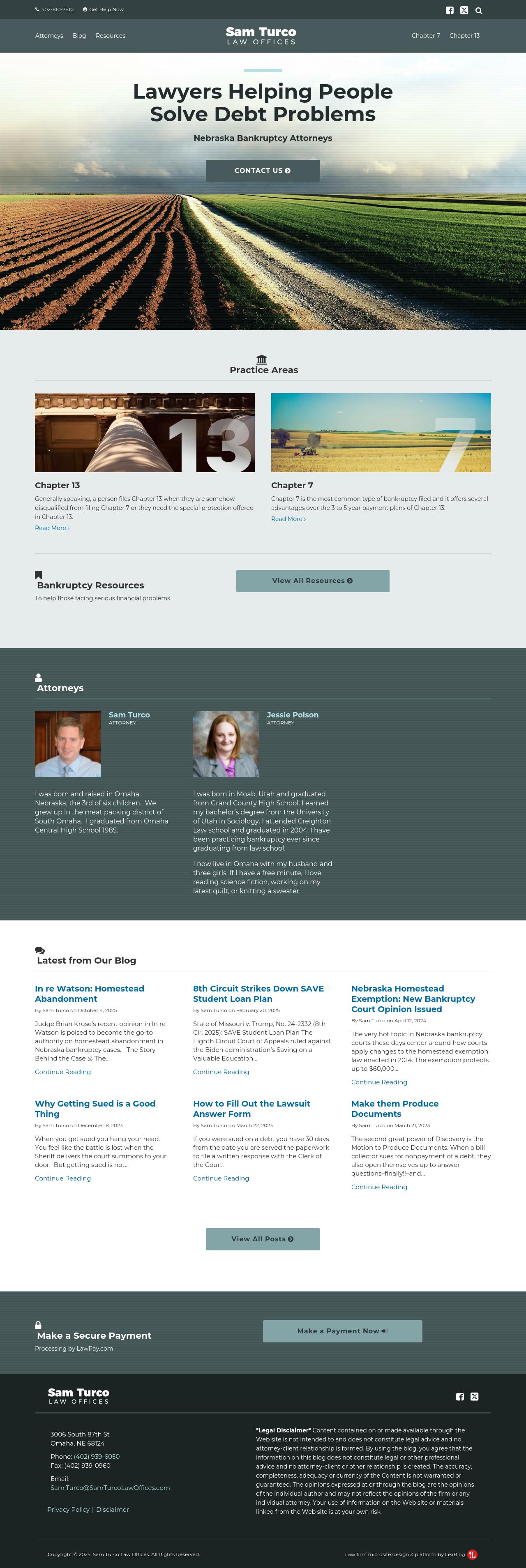 Turco Sam Law Offices - Omaha NE Lawyers