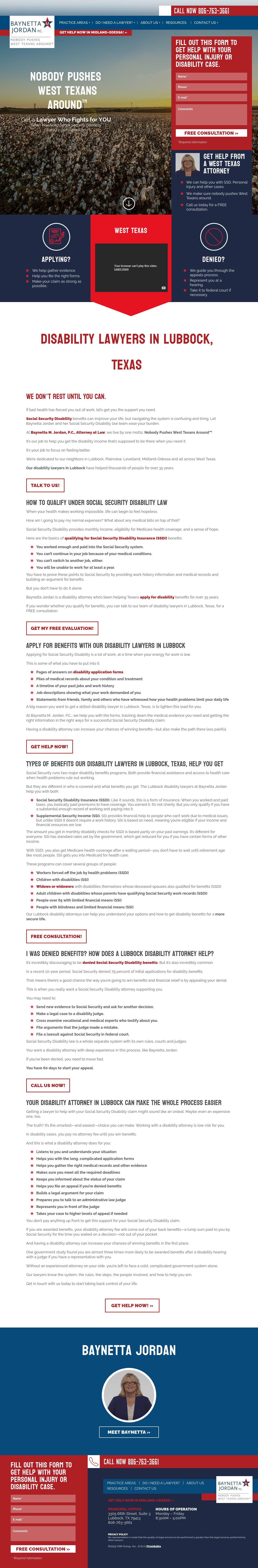 Turner & Jordan Attorney at Law - Lubbock TX Lawyers