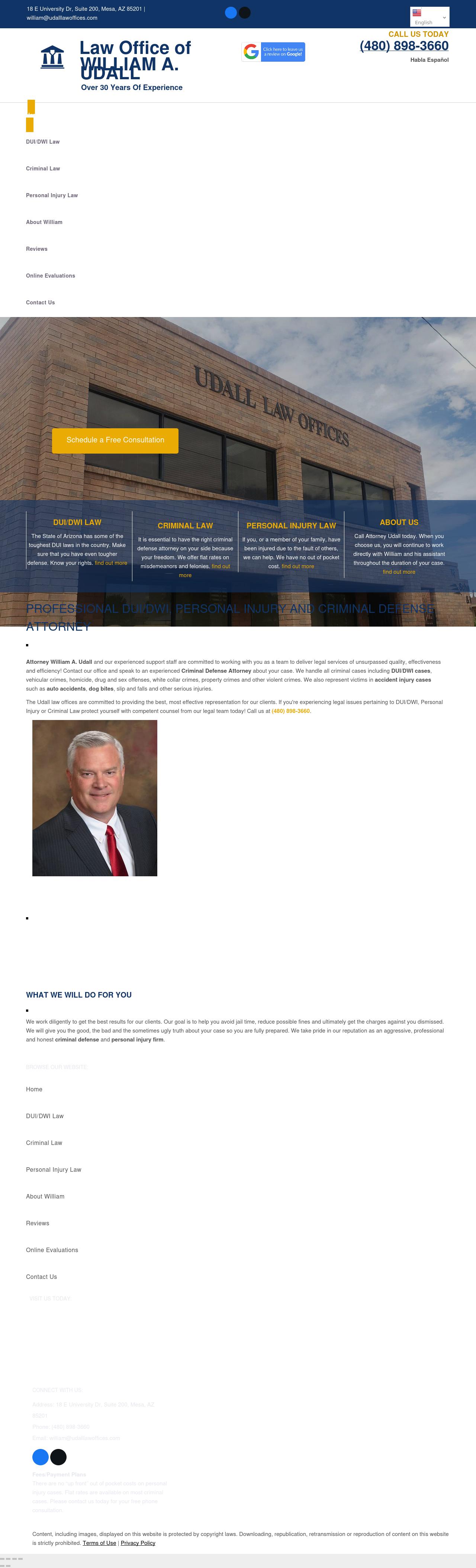 Udall Law Offices PLC - Mesa AZ Lawyers