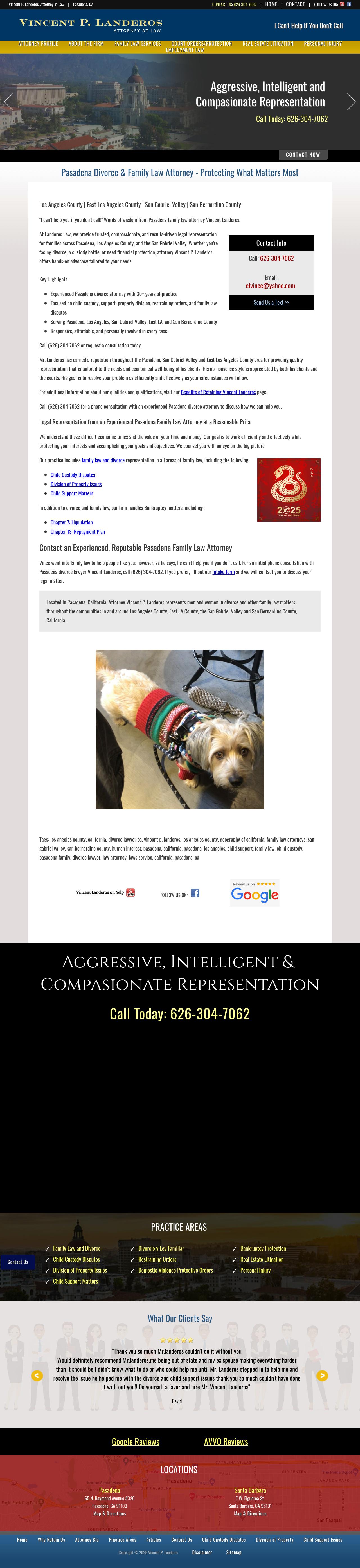 Vincent P. Landeros, Attorney at Law - Ontario CA Lawyers