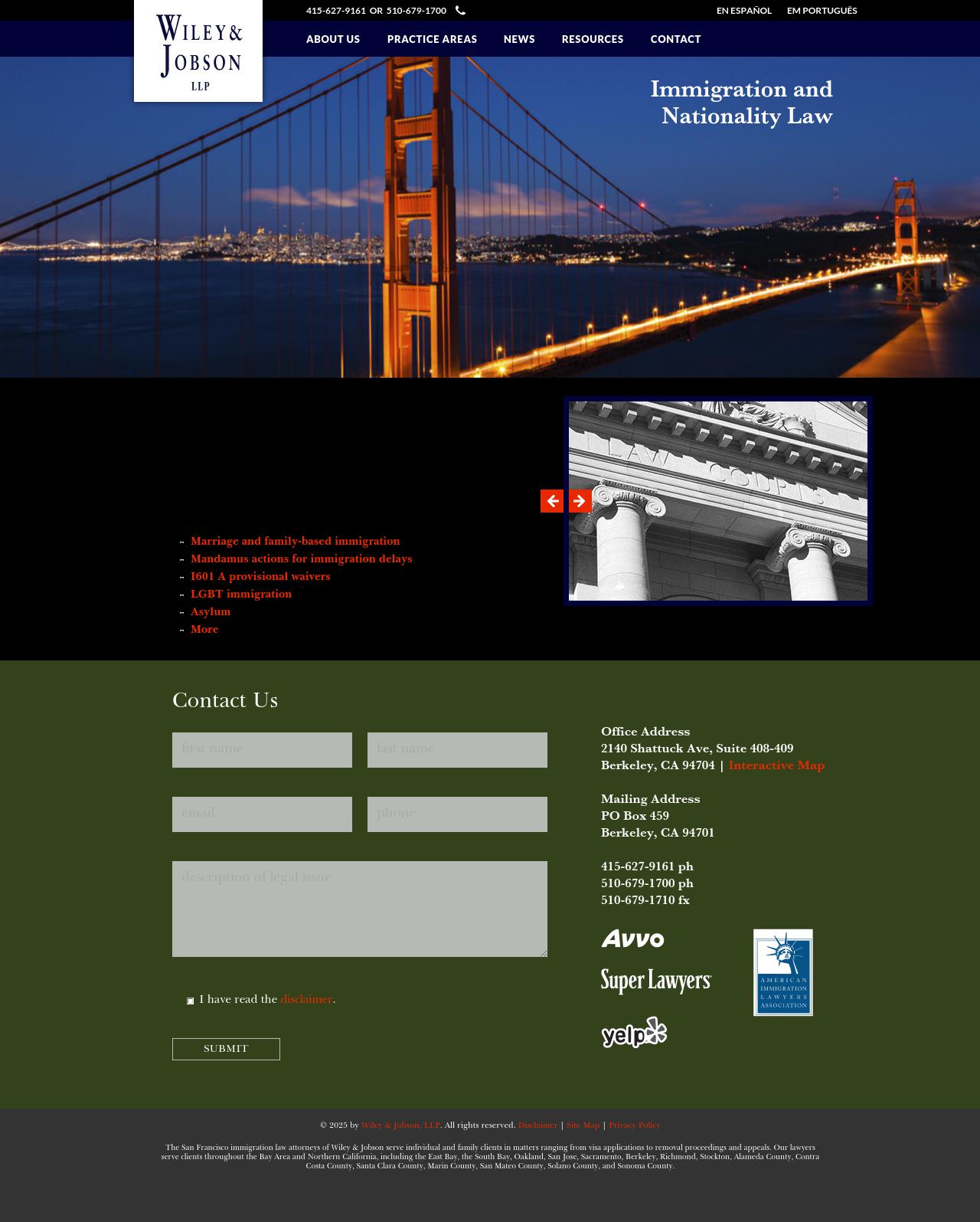 Wiley & Jobson, a Professional Corporation - San Francisco CA Lawyers