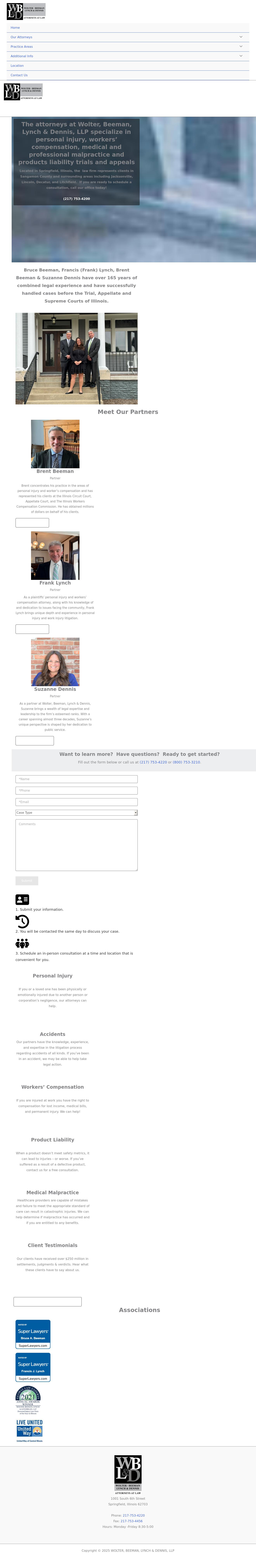 Wolter, Beeman & Lynch - Springfield IL Lawyers