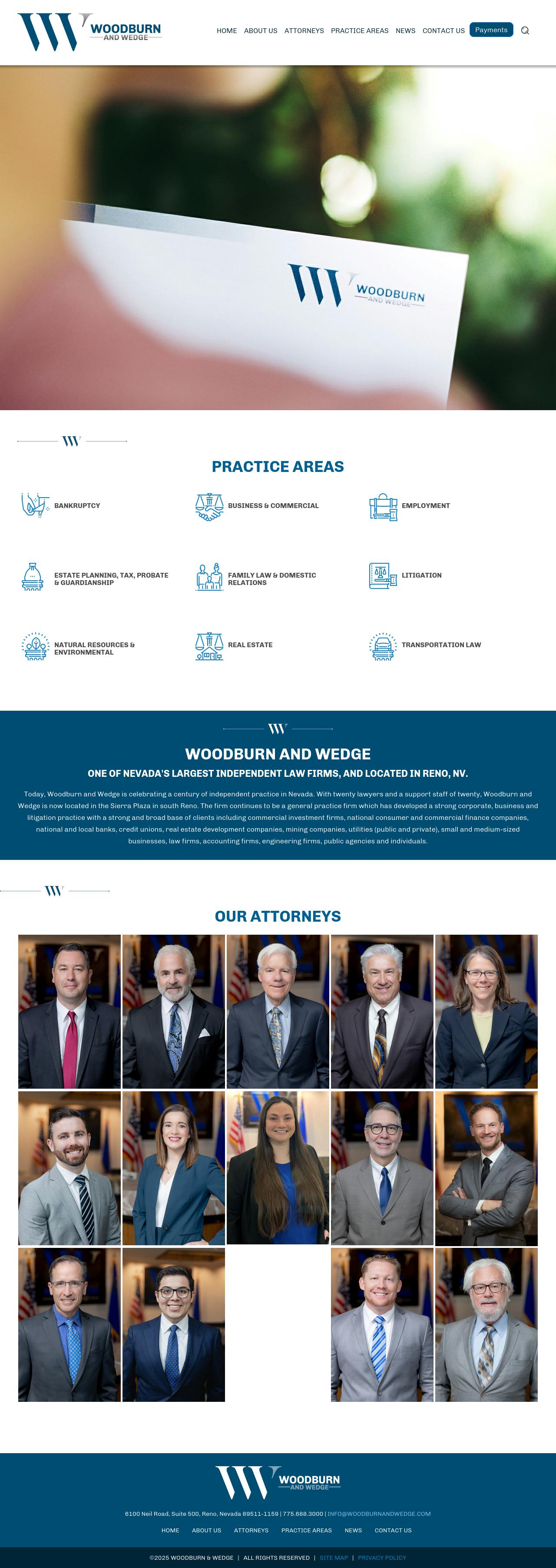 Woodburn & Wedge - Reno NV Lawyers