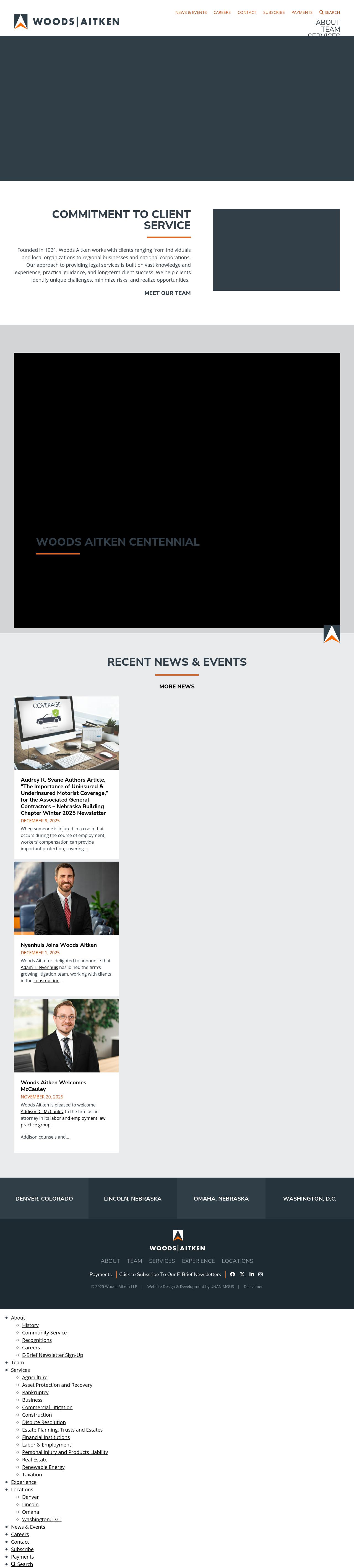 Woods & Aitken Llp - Lincoln NE Lawyers