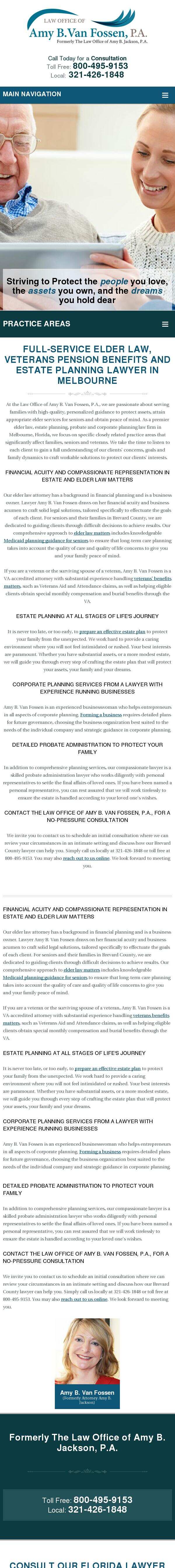 Amy B. Van Fossen - Melbourne FL Lawyers