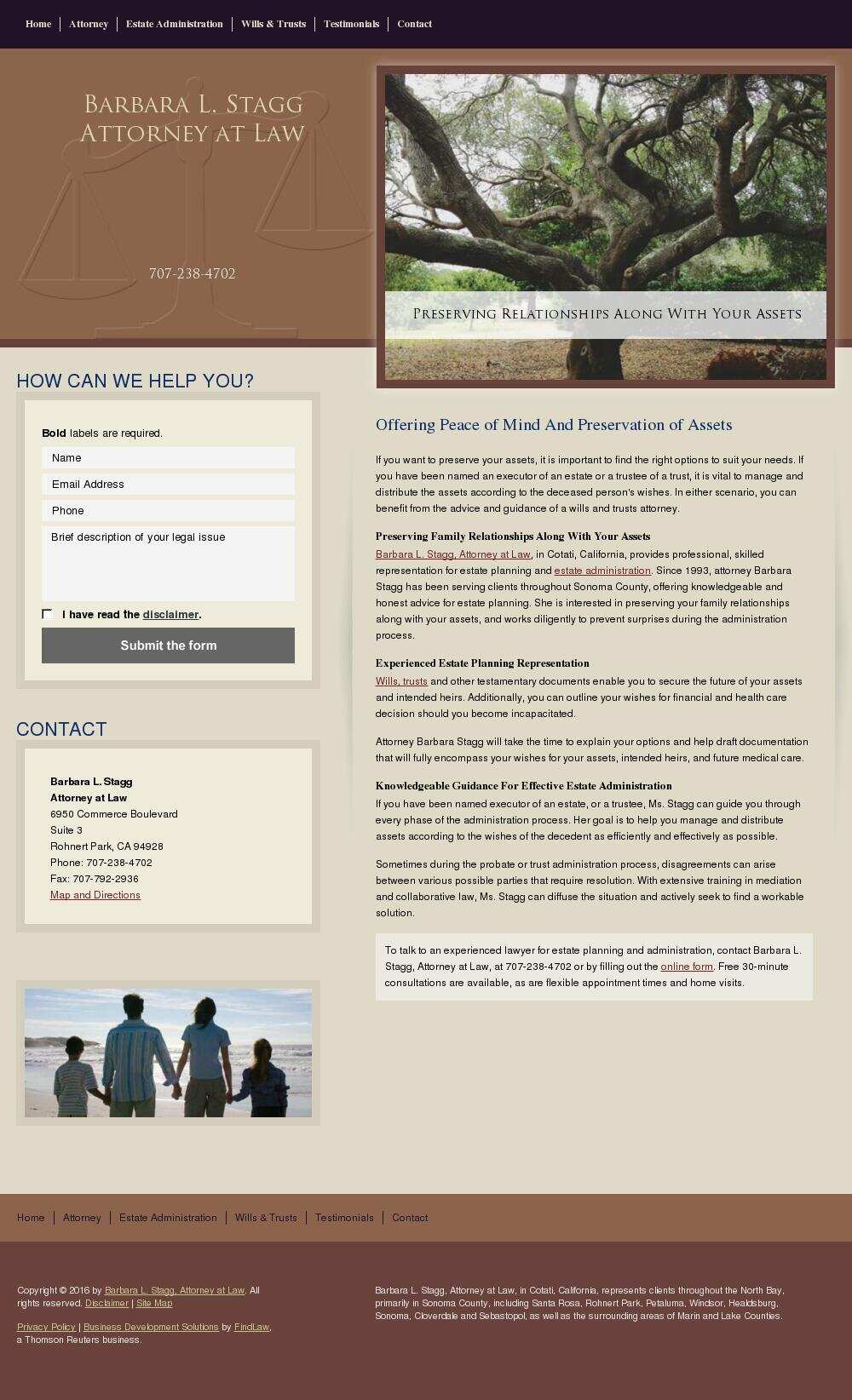 Barbara L. Stagg, Attorney at Law - Rohnert Park CA Lawyers