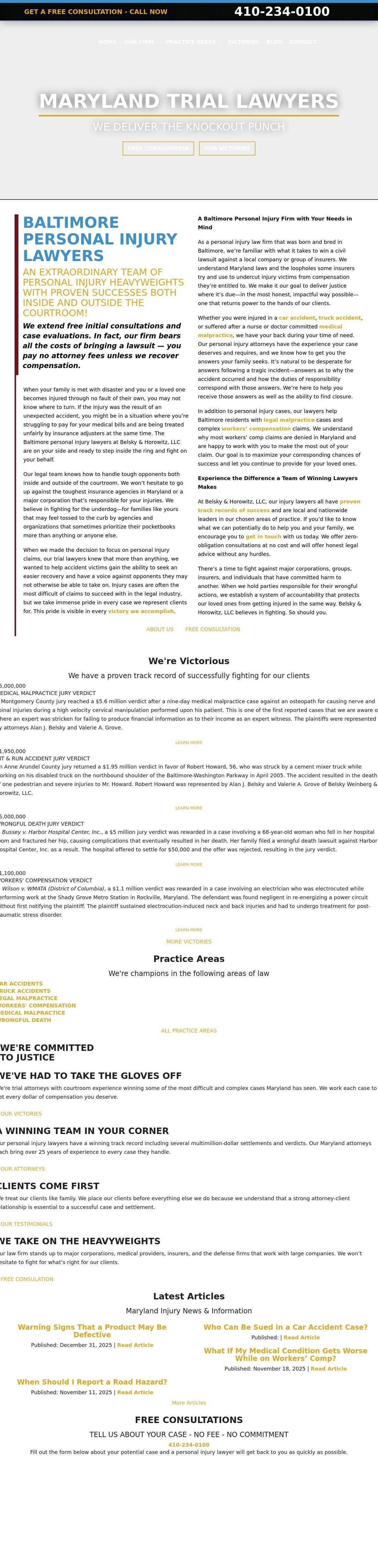 Belsky, Weinberg & Horowitz, LLC - Columbia MD Lawyers