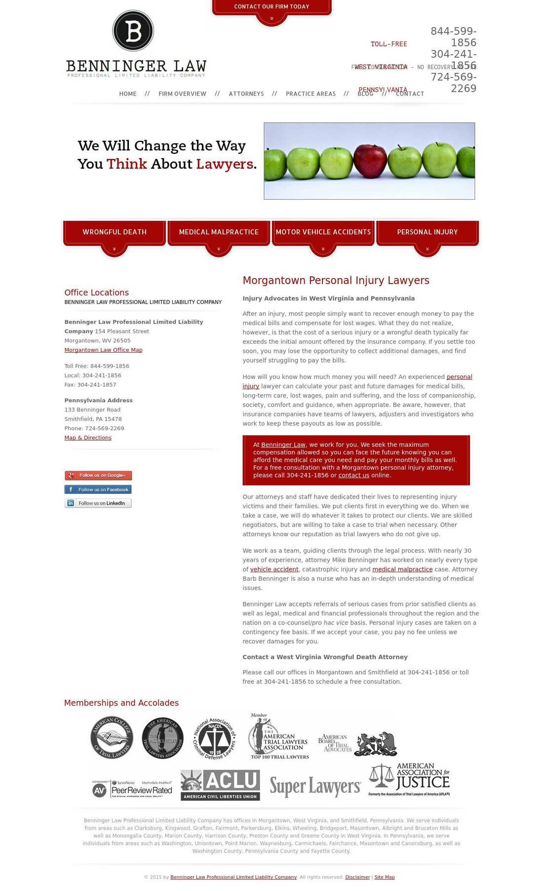 Benninger Law Professional Limited Liability Company - Smithfield PA Lawyers