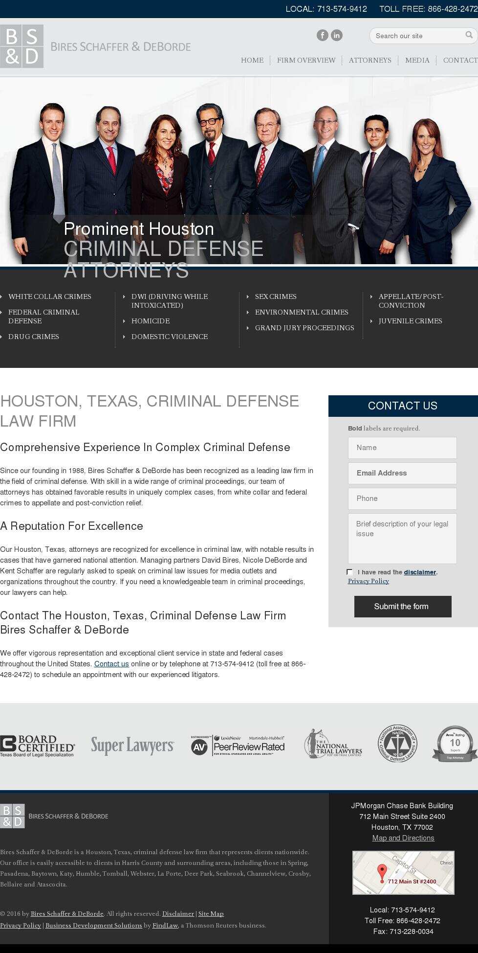 Bires Schaffer & DeBorde - Houston TX Lawyers