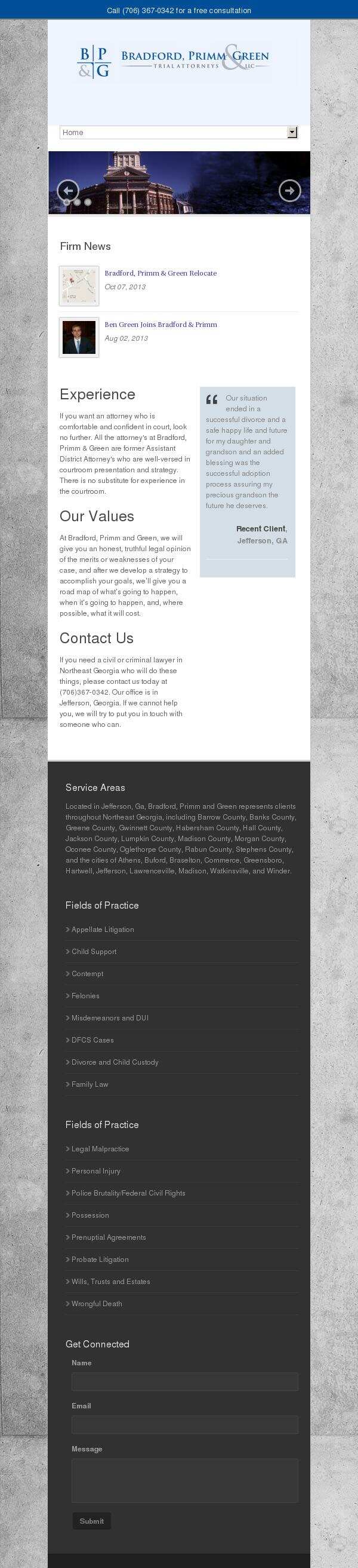 Bradford Primm & Green, LLC - Jefferson GA Lawyers