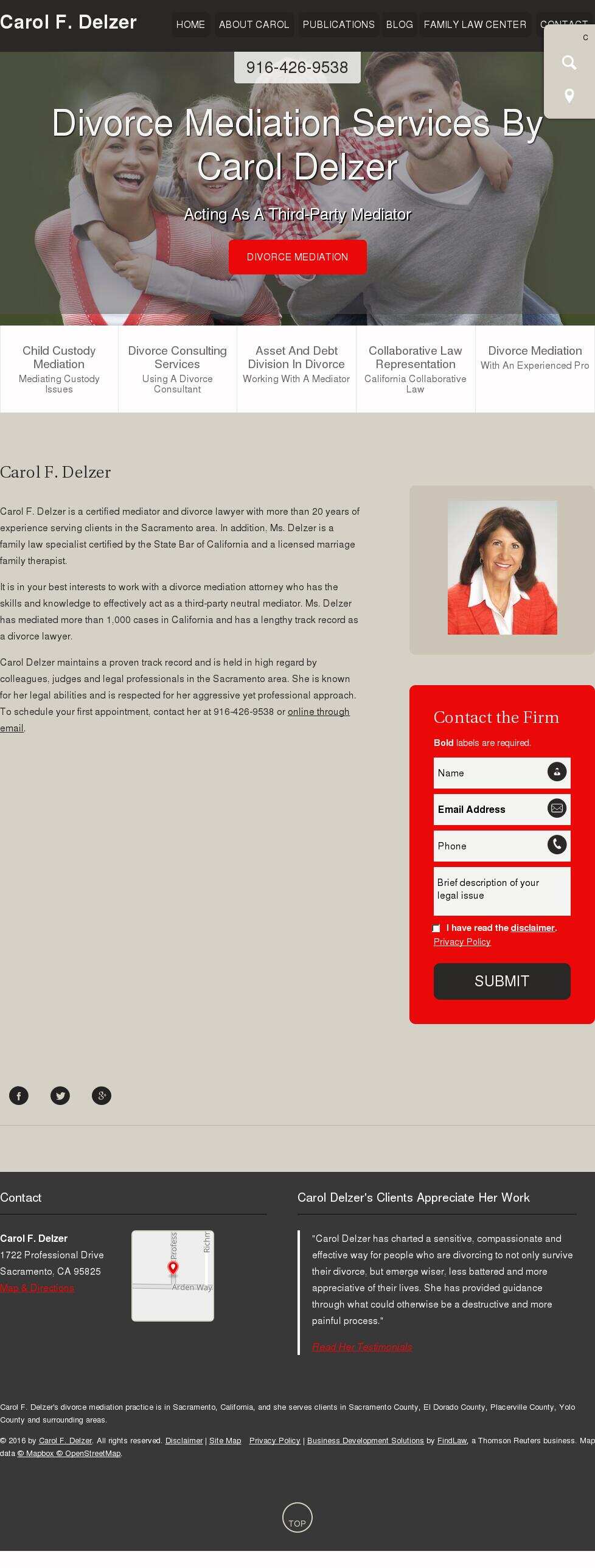 Carol F. Delzer - Sacramento CA Lawyers