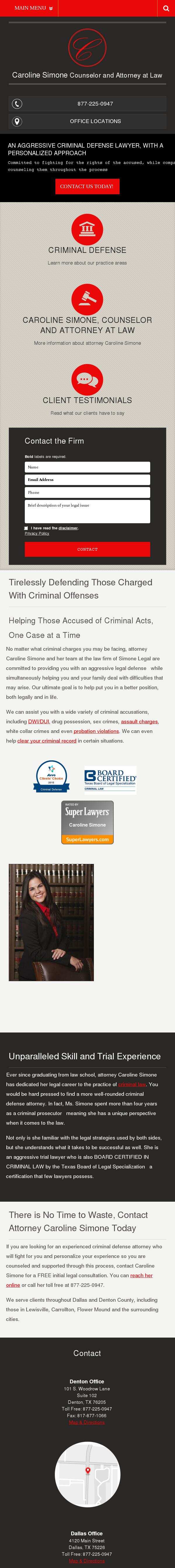 Caroline Simone, Attorney at Law - Dallas TX Lawyers