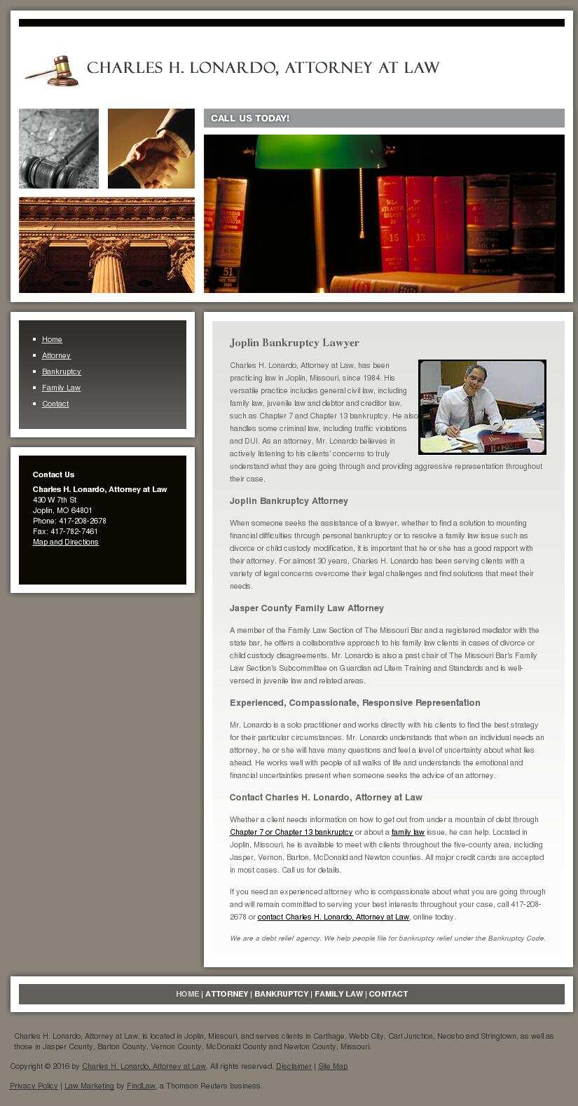Charles H. Lonardo, Attorney at Law - Joplin MO Lawyers