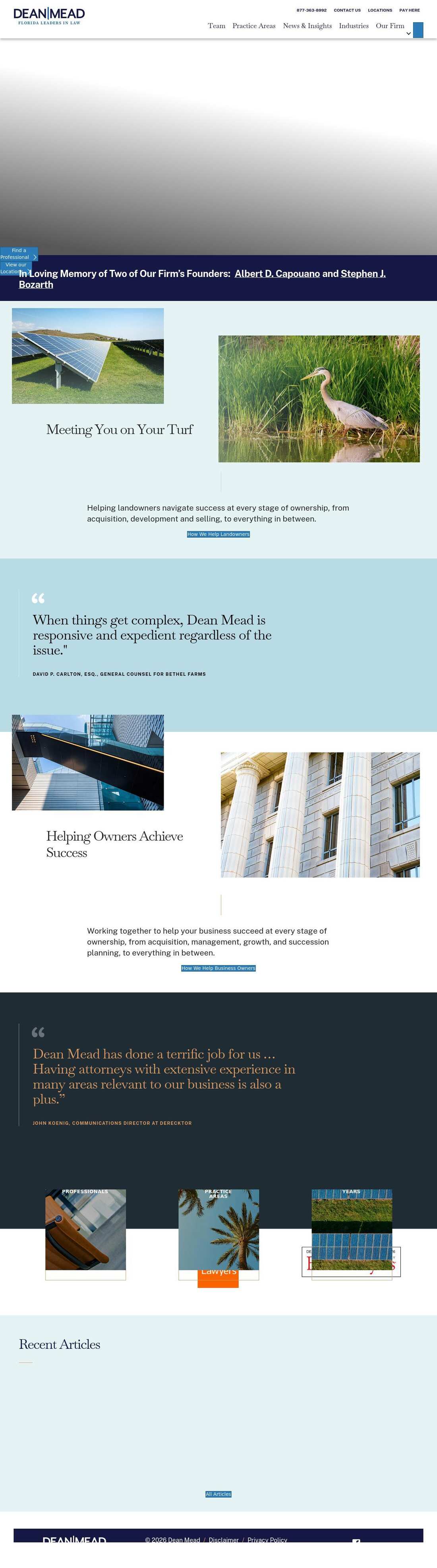 Dean, Mead, Minton & Zwemer - Fort Pierce FL Lawyers