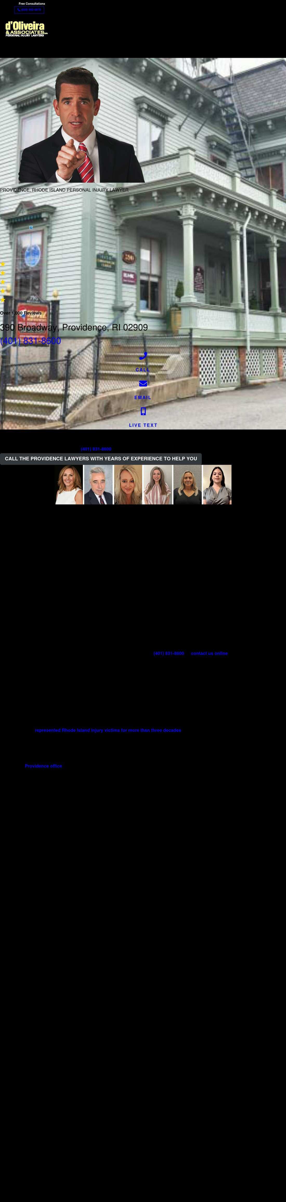 d'Oliveira & Associates - Providence RI Lawyers