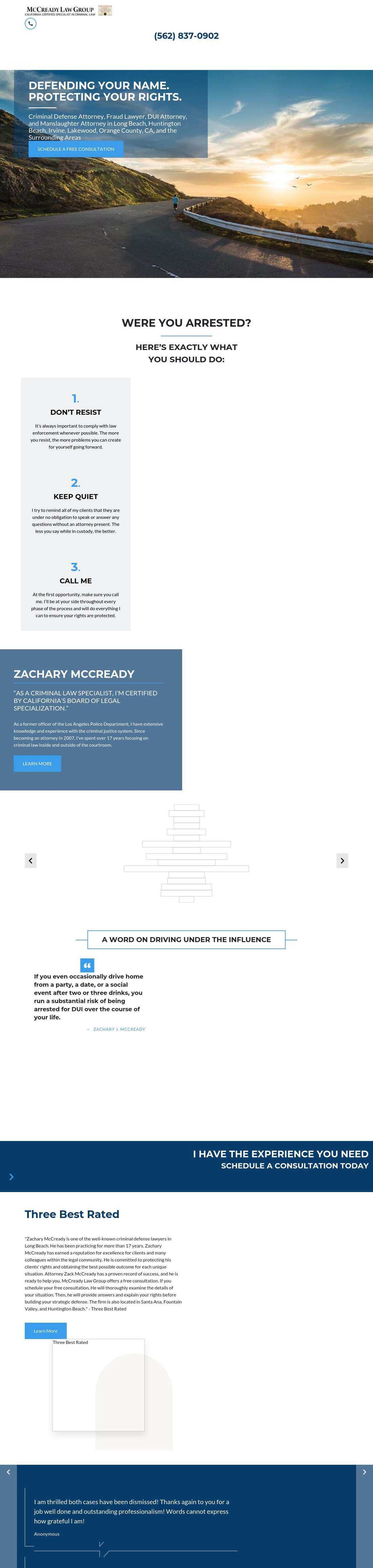 Law Offices of Zachary J. McCready - Long Beach CA Lawyers