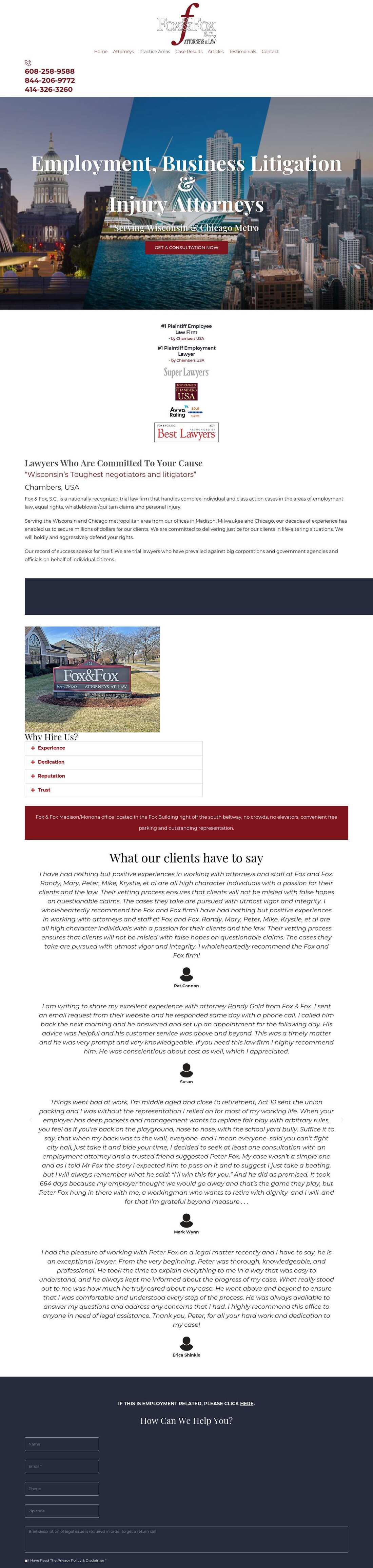 Fox & Fox, S.C. - Monona WI Lawyers