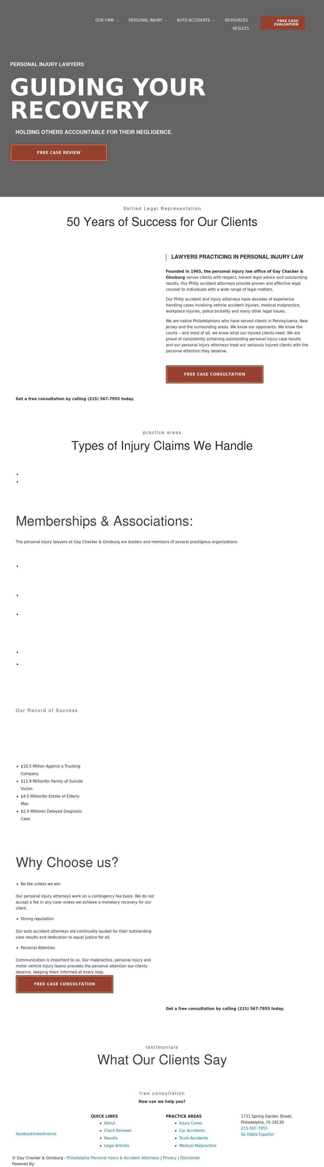 Gay Chacker & Mittin, P.C. - Philadelphia PA Lawyers