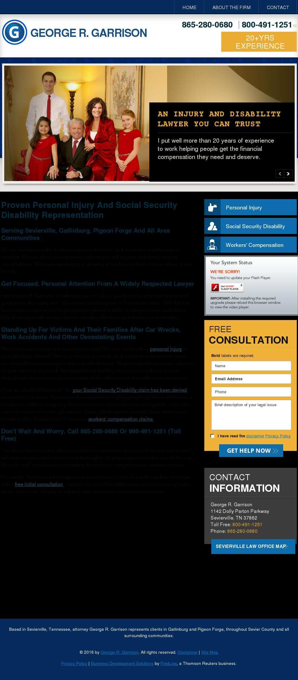George R. Garrison - Sevierville TN Lawyers