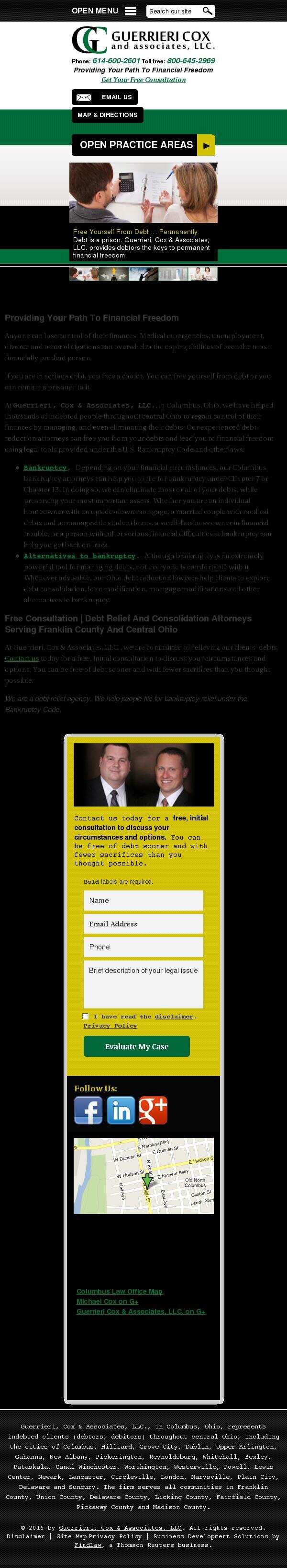 Guerrieri, Cox & Associates - Columbus OH Lawyers