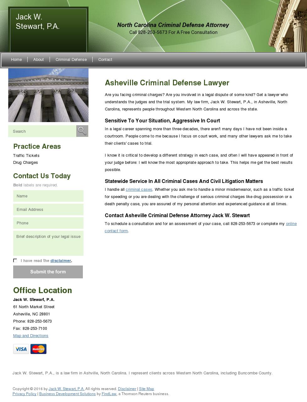 Jack W. Stewart, P.A. - Asheville NC Lawyers
