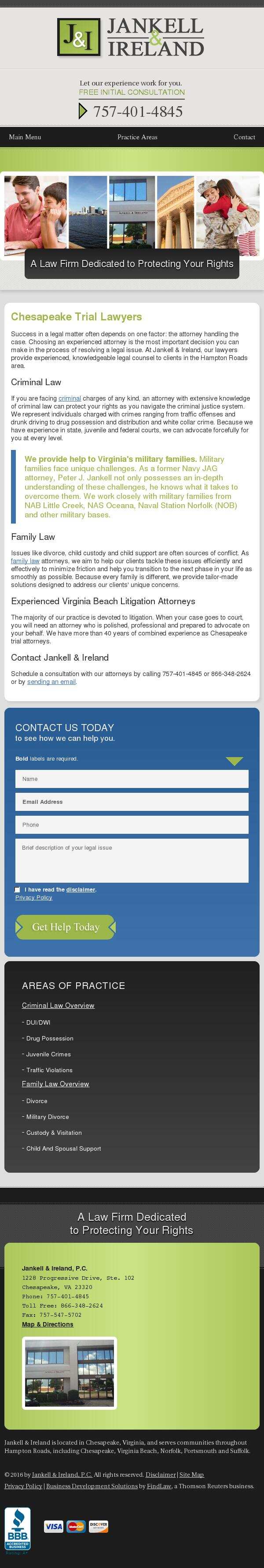 Jankell & Ireland, P.C. - Chesapeake VA Lawyers