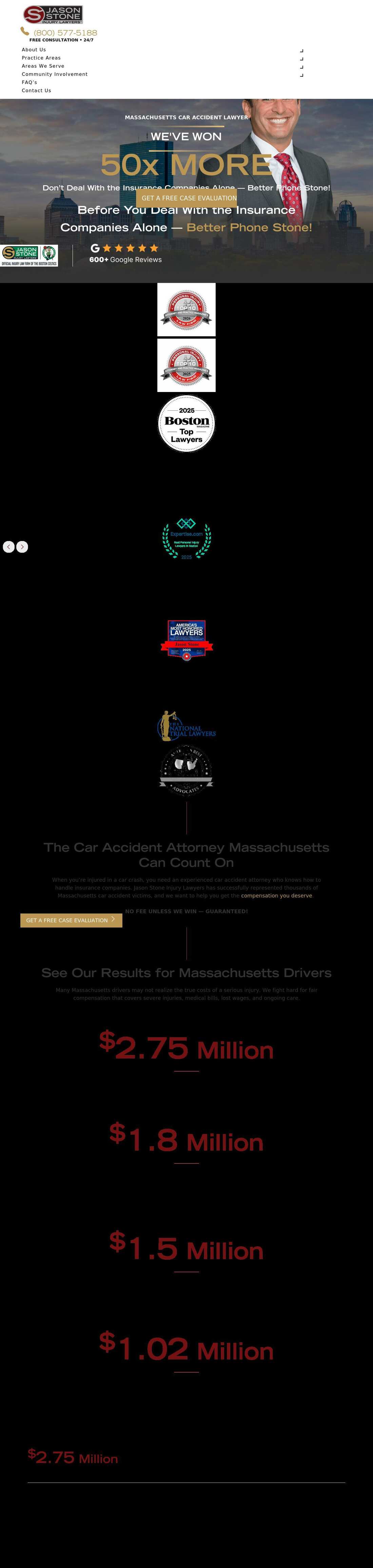 Jason Stone Injury Lawyers - Boston MA Lawyers