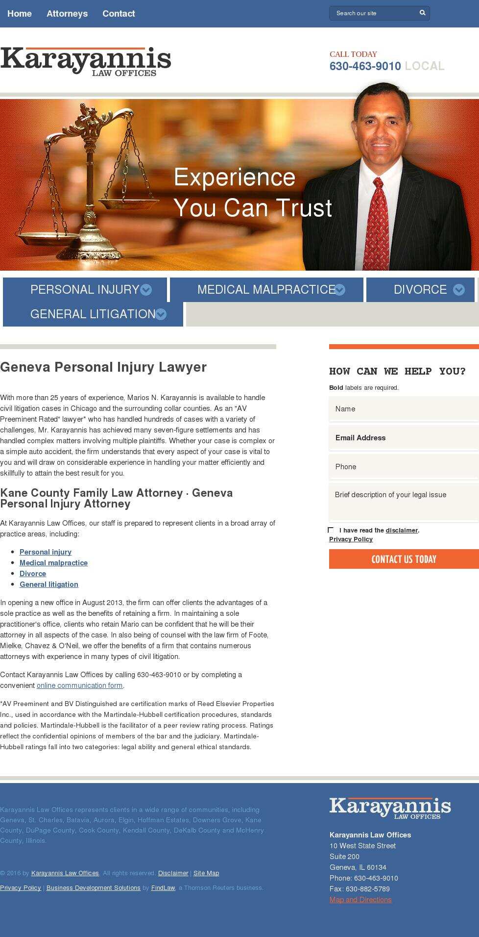 Karayannis Law Offices - Geneva IL Lawyers