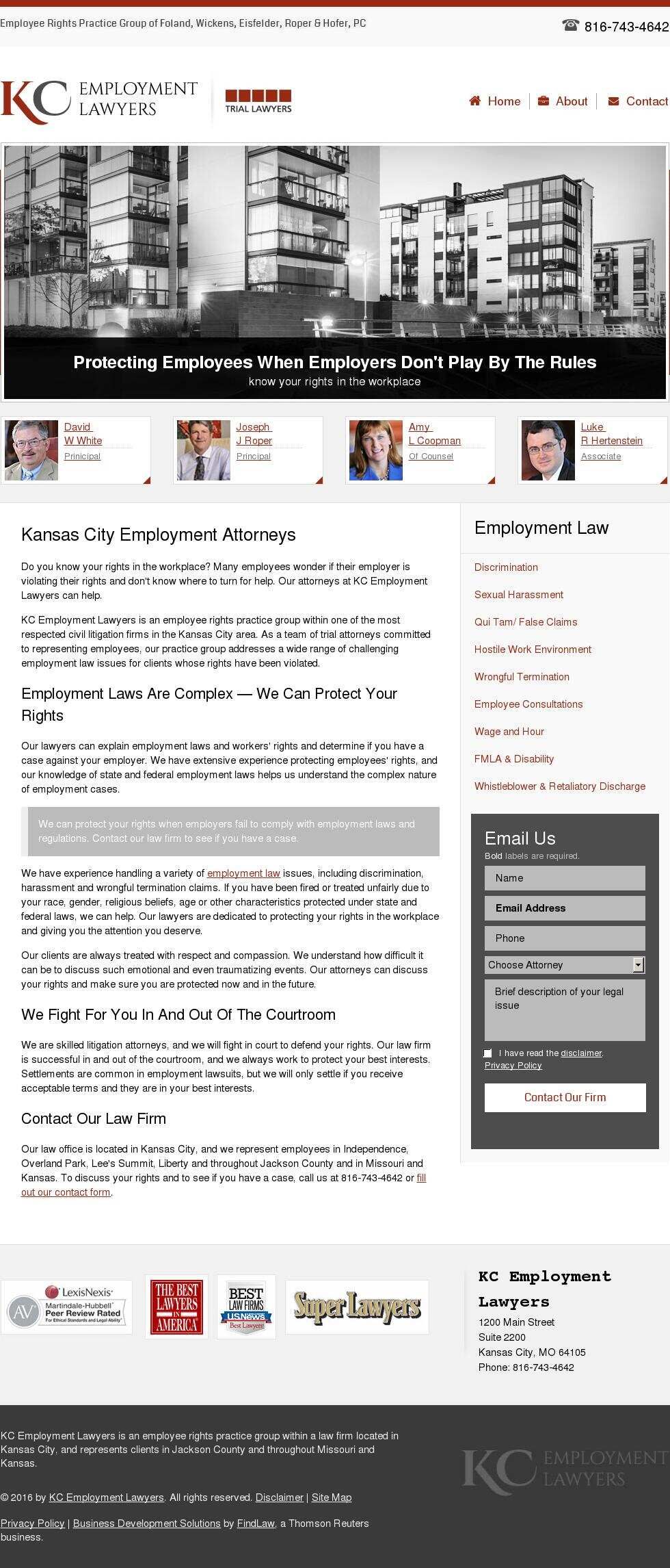 KC Employment Lawyers - Kansas City MO Lawyers