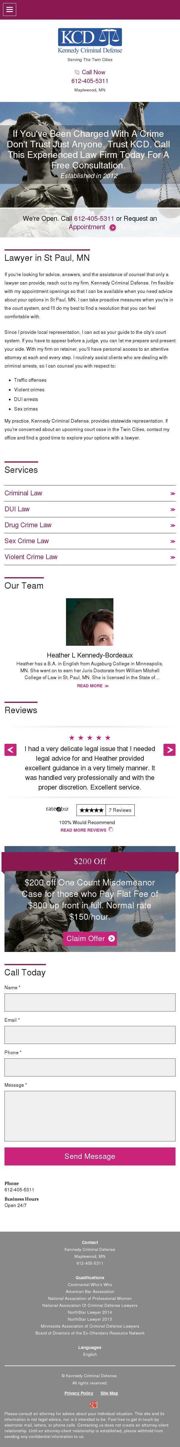 Kennedy Criminal Defense - Saint Paul MN Lawyers