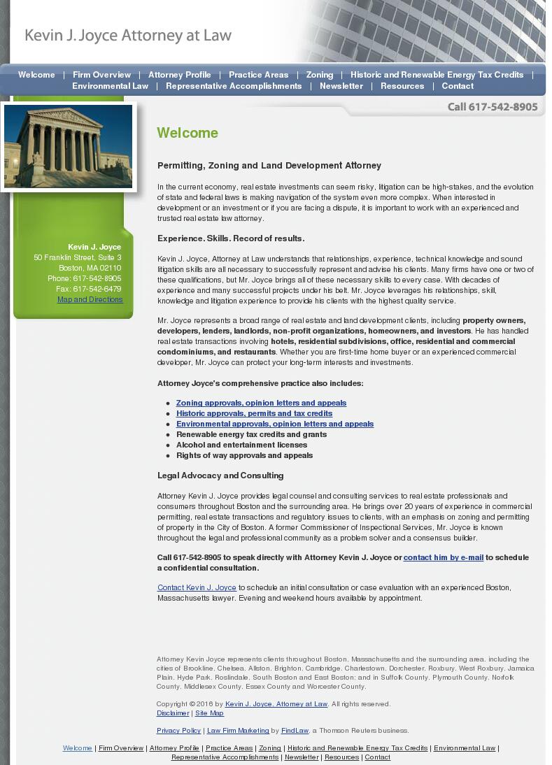 Kevin J. Joyce, Attorney at Law - Boston MA Lawyers