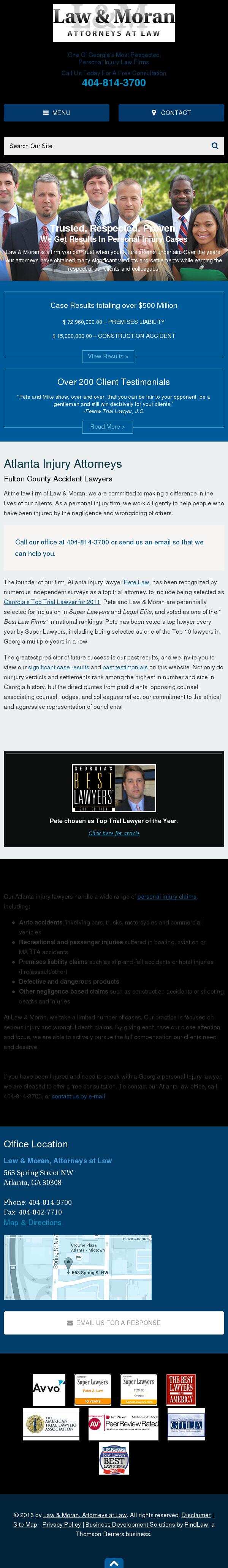 Law & Moran, Attorneys at Law - Atlanta GA Lawyers