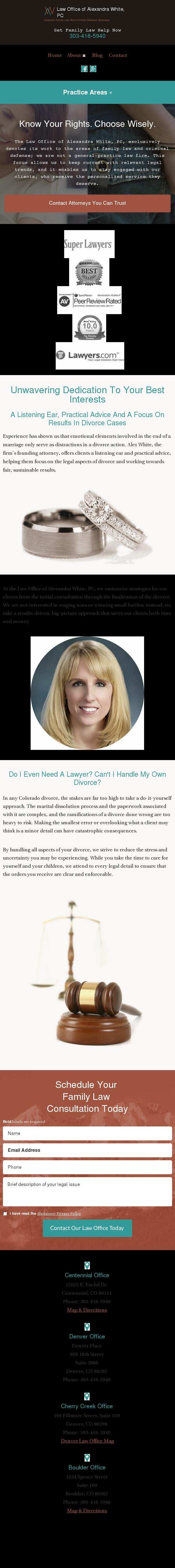 Law Office of Alexandra White, PC - Denver CO Lawyers