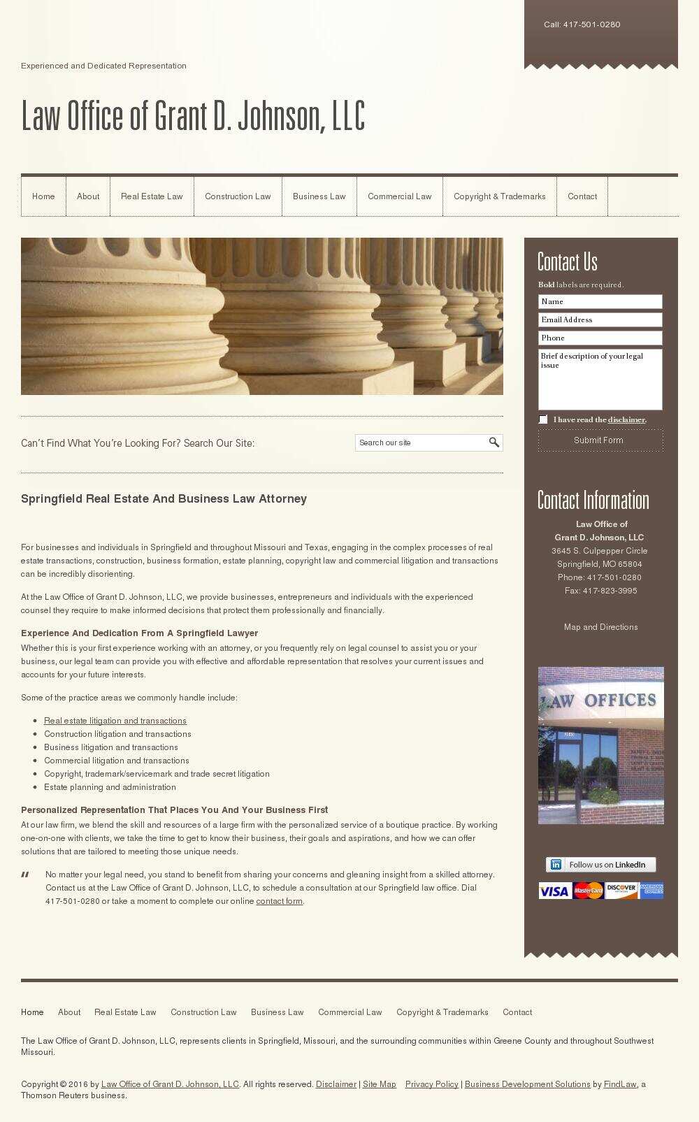 Law Office of Grant D. Johnson, LLC - Springfield MO Lawyers