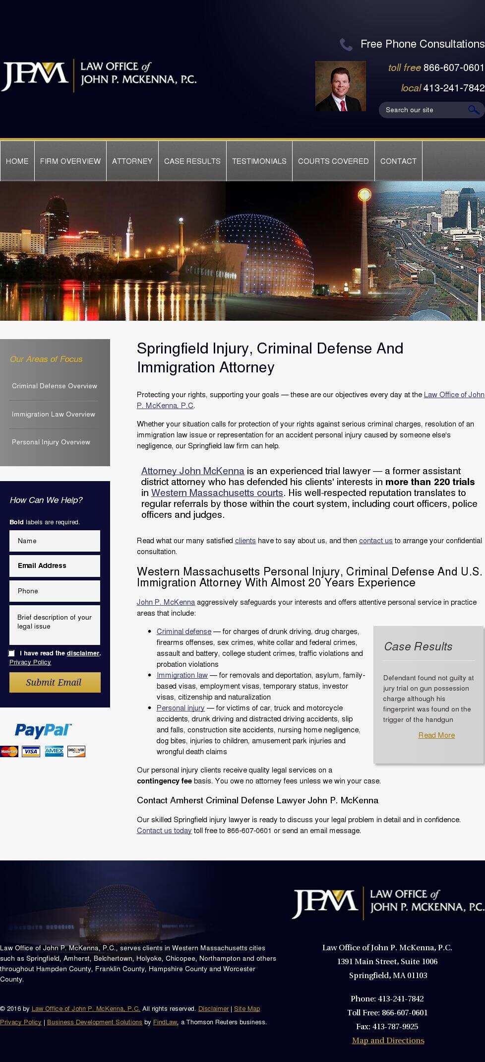 Law Office of John P. McKenna, P.C. - Springfield MA Lawyers