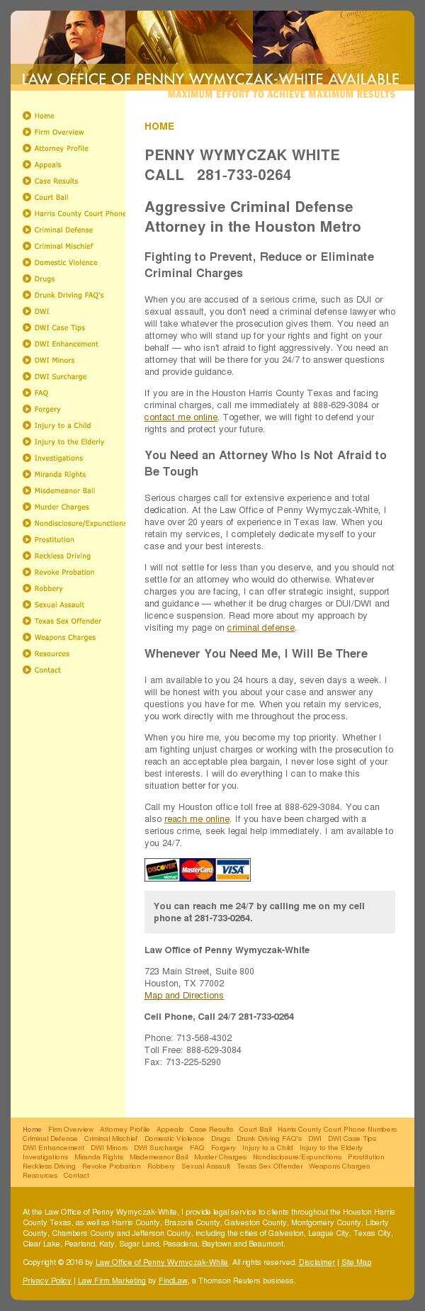 Law Office of Penny Wymyczak-White - Houston TX Lawyers