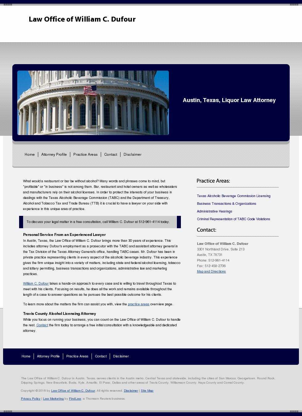 Law Office of William C. Dufour - Austin TX Lawyers