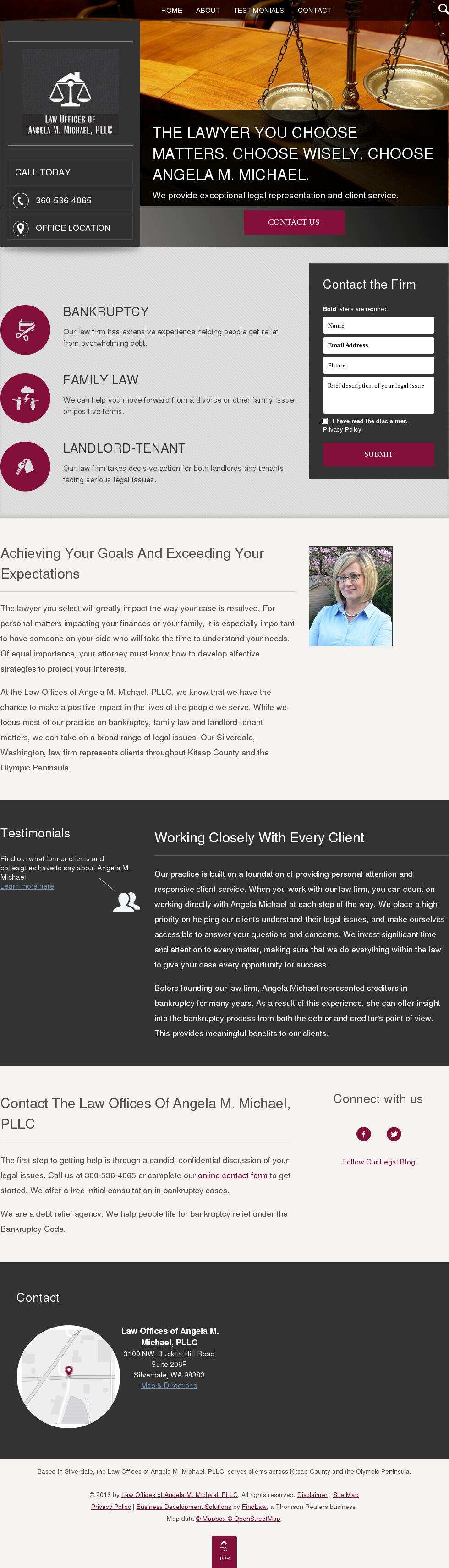 Law Offices of Angela M. Michael, PLLC - Silverdale WA Lawyers
