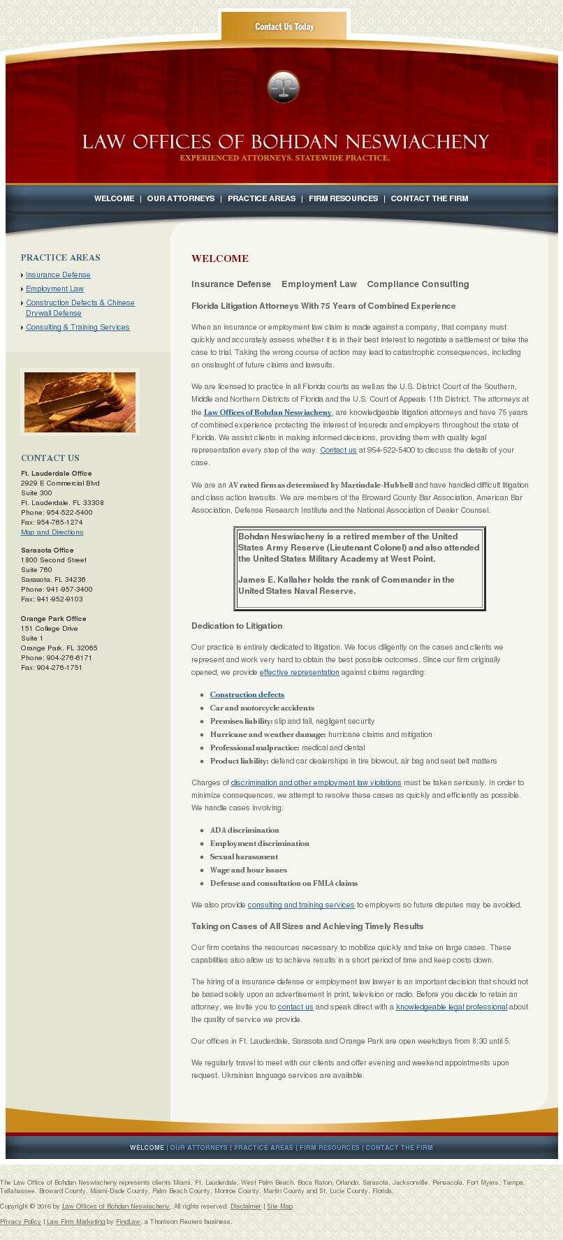 Law Offices of Bohdan Neswiacheny - Fort Lauderdale FL Lawyers