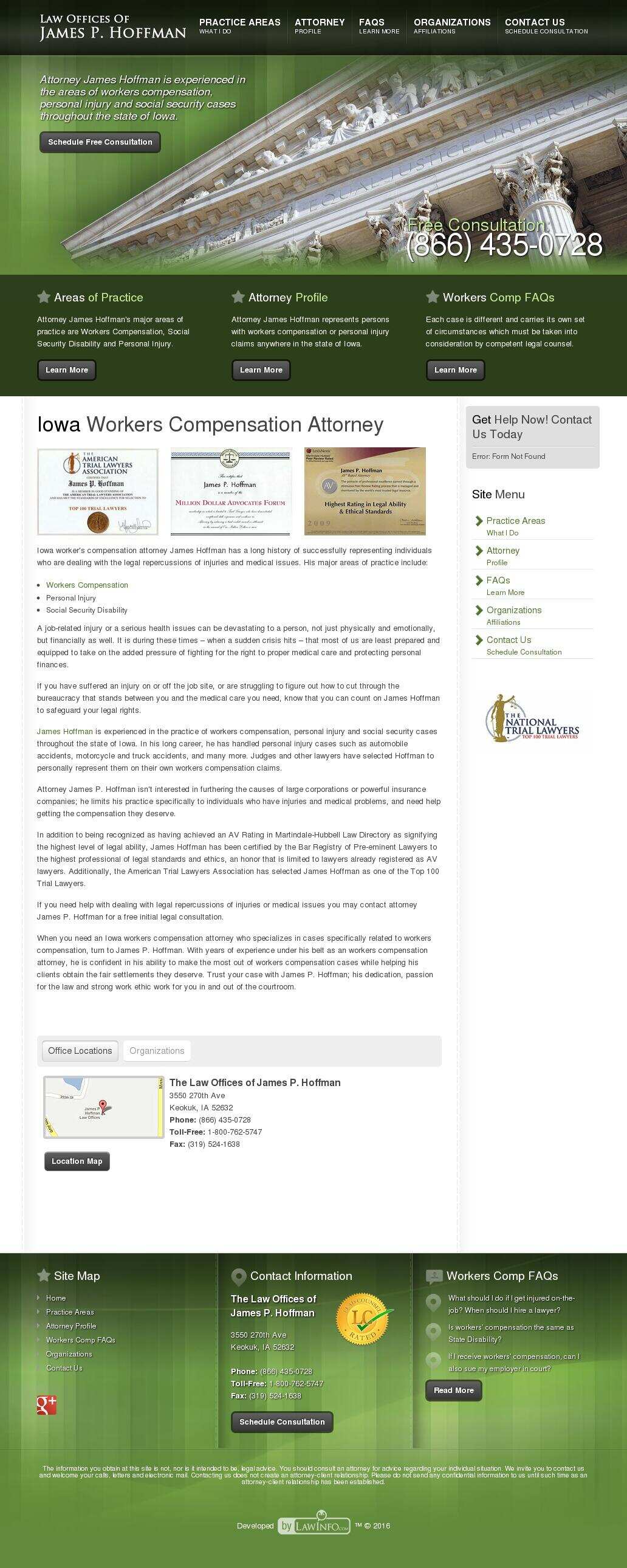 Law Offices of James P. Hoffman - Keokuk IA Lawyers